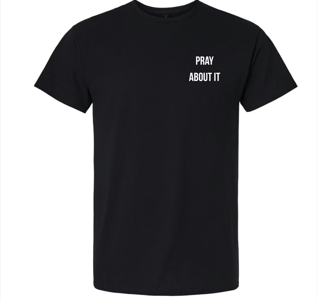 Pray About It Tee — Black